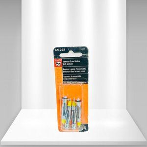 Set of 4 Bulldog Hardware Hamer-Drive Hollow Wall Anchors